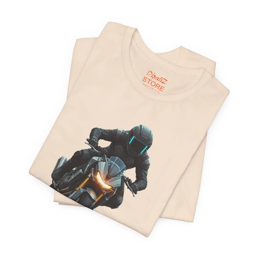 Unisex Jersey Short Sleeve Tee - Motorcycle Rider - DipaliZ