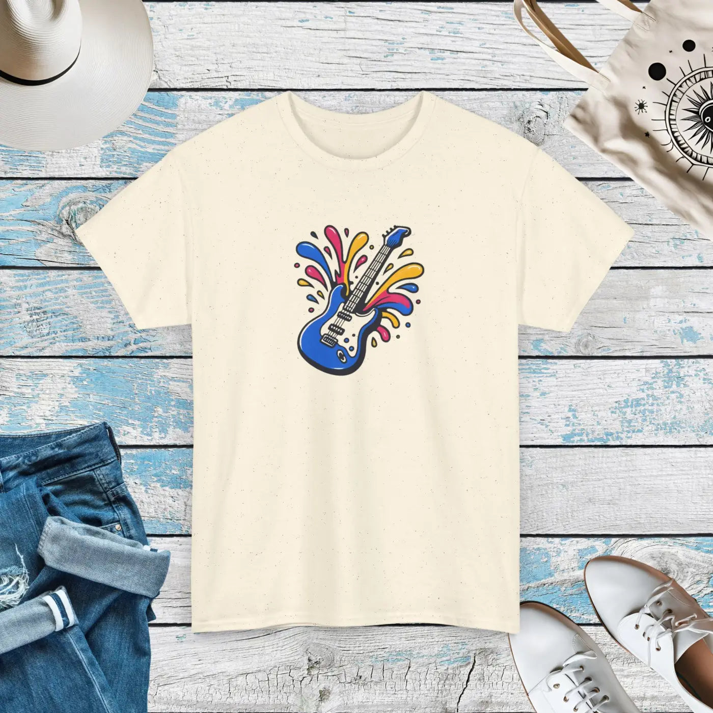 Musical Instrument Unisex Deluxe T Shirt - Heavy Cotton - DipaliZ