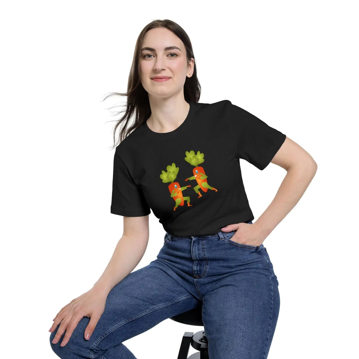 Ninja Carrot T-Shirt - Unisex Eco-Friendly Gift - DipaliZ