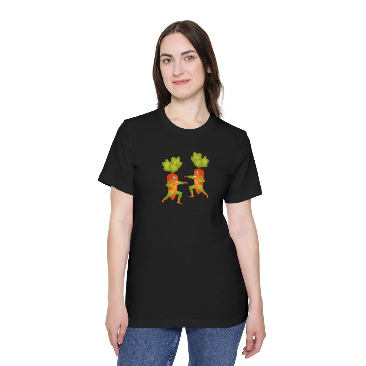 Ninja Carrot T-Shirt - Unisex Eco-Friendly Gift - DipaliZ