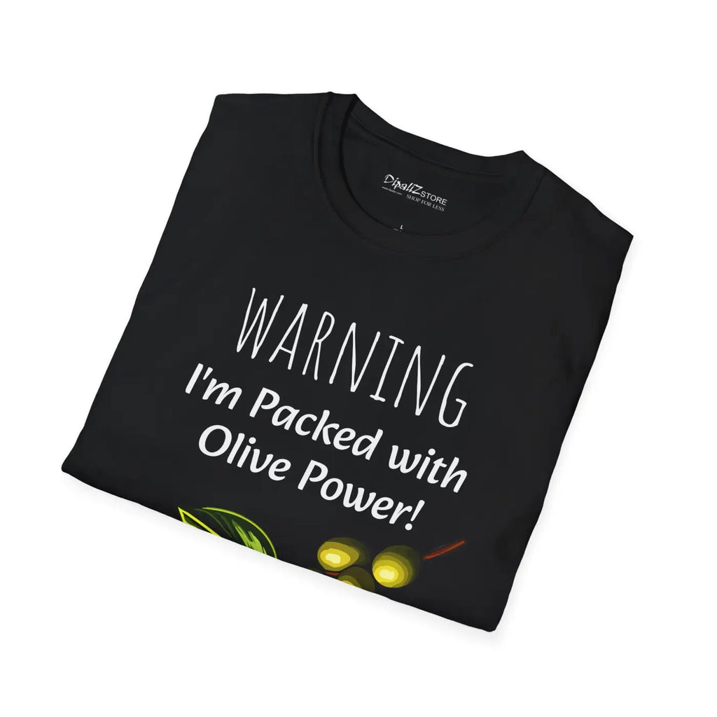 Olive Power Unisex T-Shirt - Softstyle Comfort Design - DipaliZ