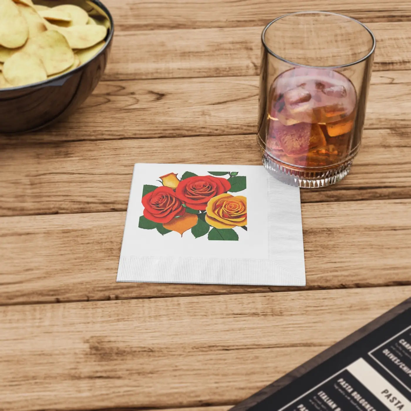 White Coined Napkins - Party Table Essentials - DipaliZ
