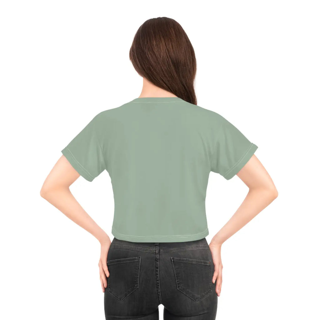 Mystical Owls AOP Crop Tee - Tree Branch Design - DipaliZ
