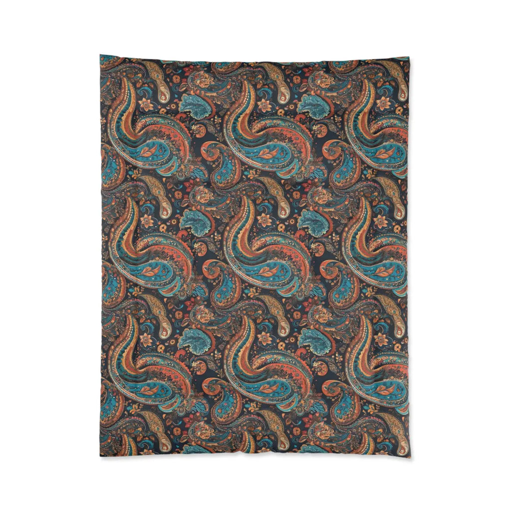 Paisley Pattern Comforter - Cozy Polyester Bedding - DipaliZ