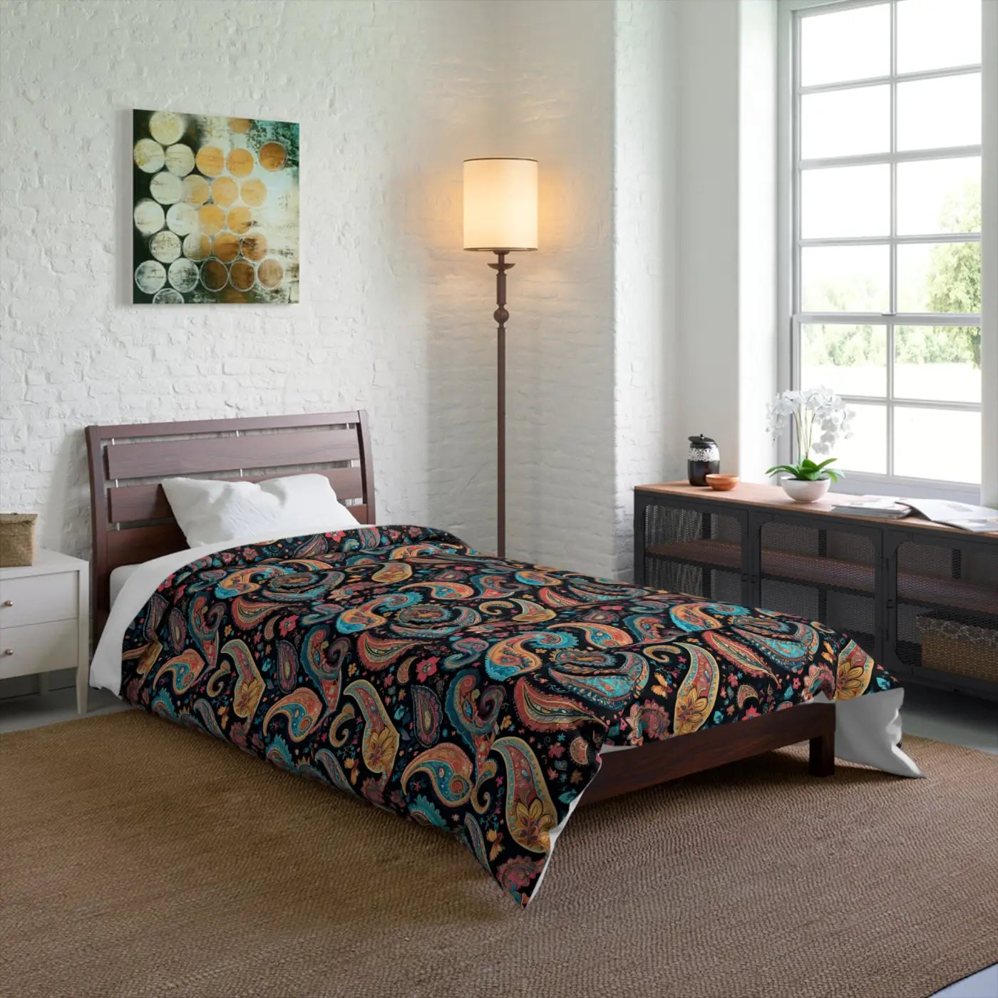 Paisley Pattern Comforter - Cozy Gifts for Her - DipaliZ