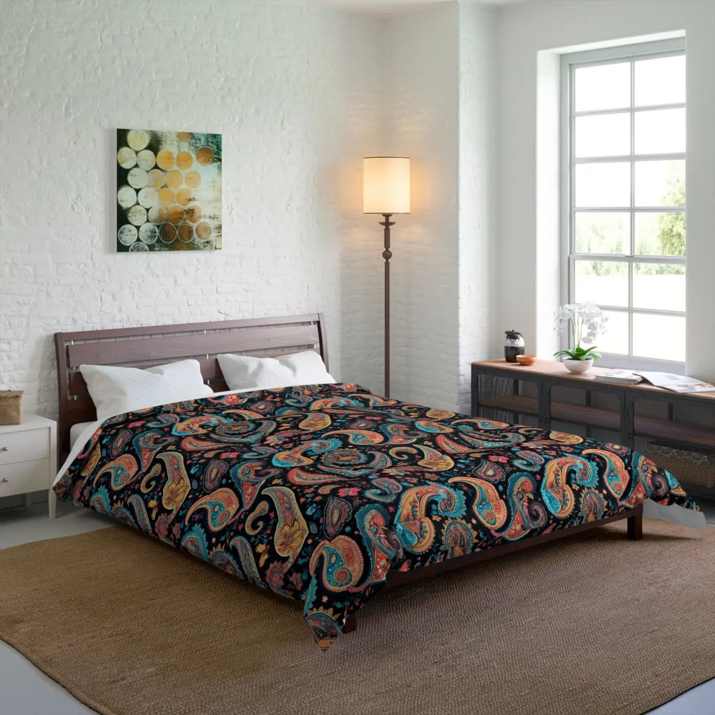Paisley Pattern Comforter - Cozy Gifts for Her - DipaliZ