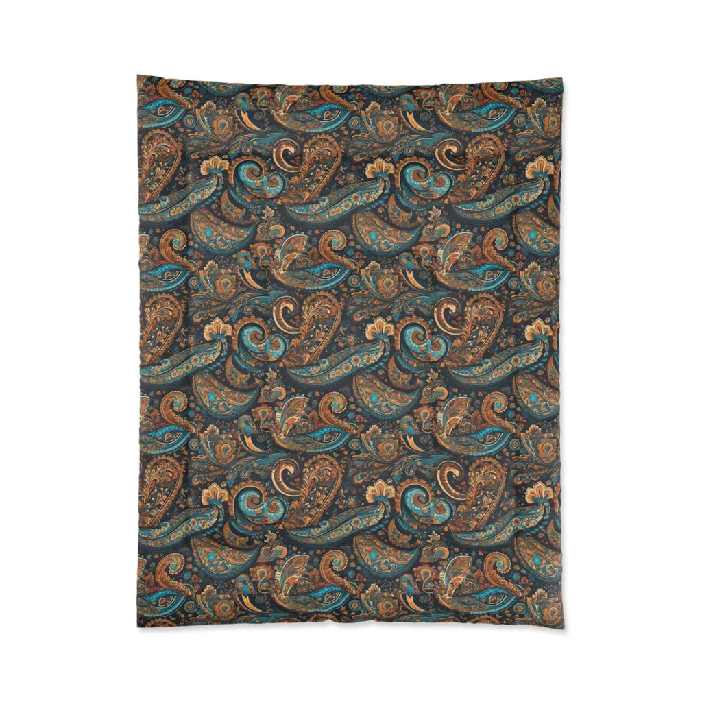 Paisley Pattern Polyester Comforters - Cozy Eco-Friendly - DipaliZ