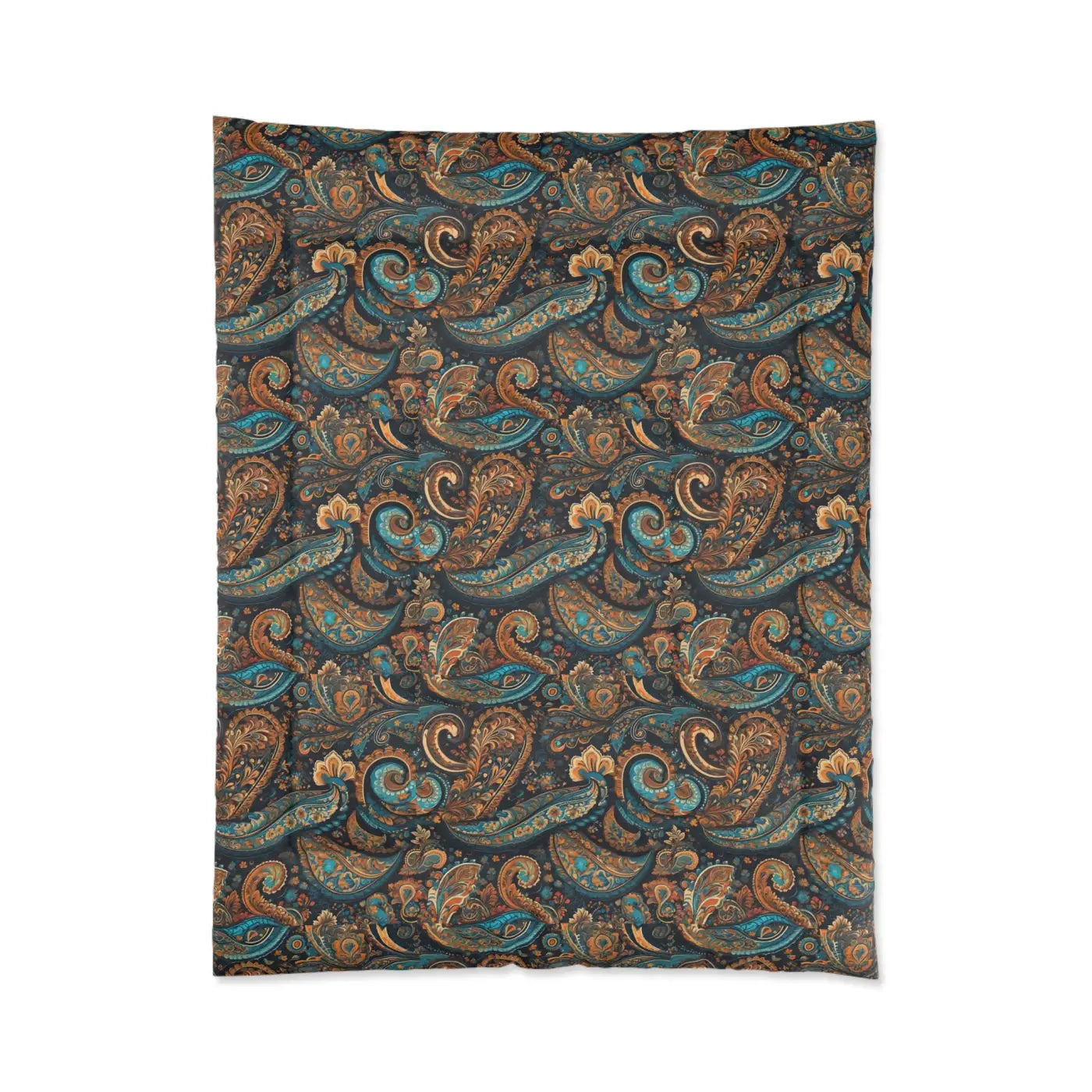 Paisley Pattern Polyester Comforters - Cozy Eco-Friendly - DipaliZ