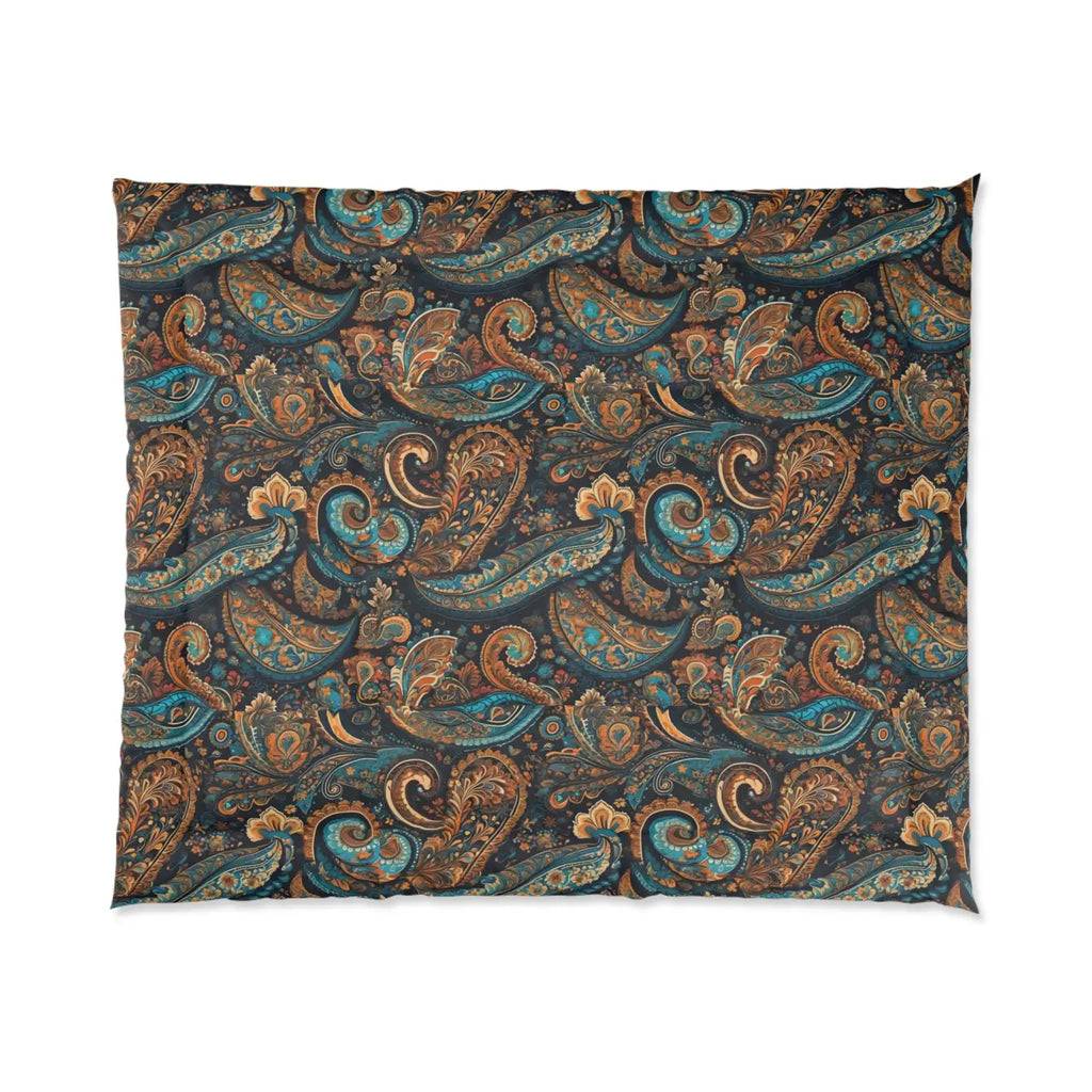 Paisley Pattern Polyester Comforters - Cozy Eco-Friendly - DipaliZ