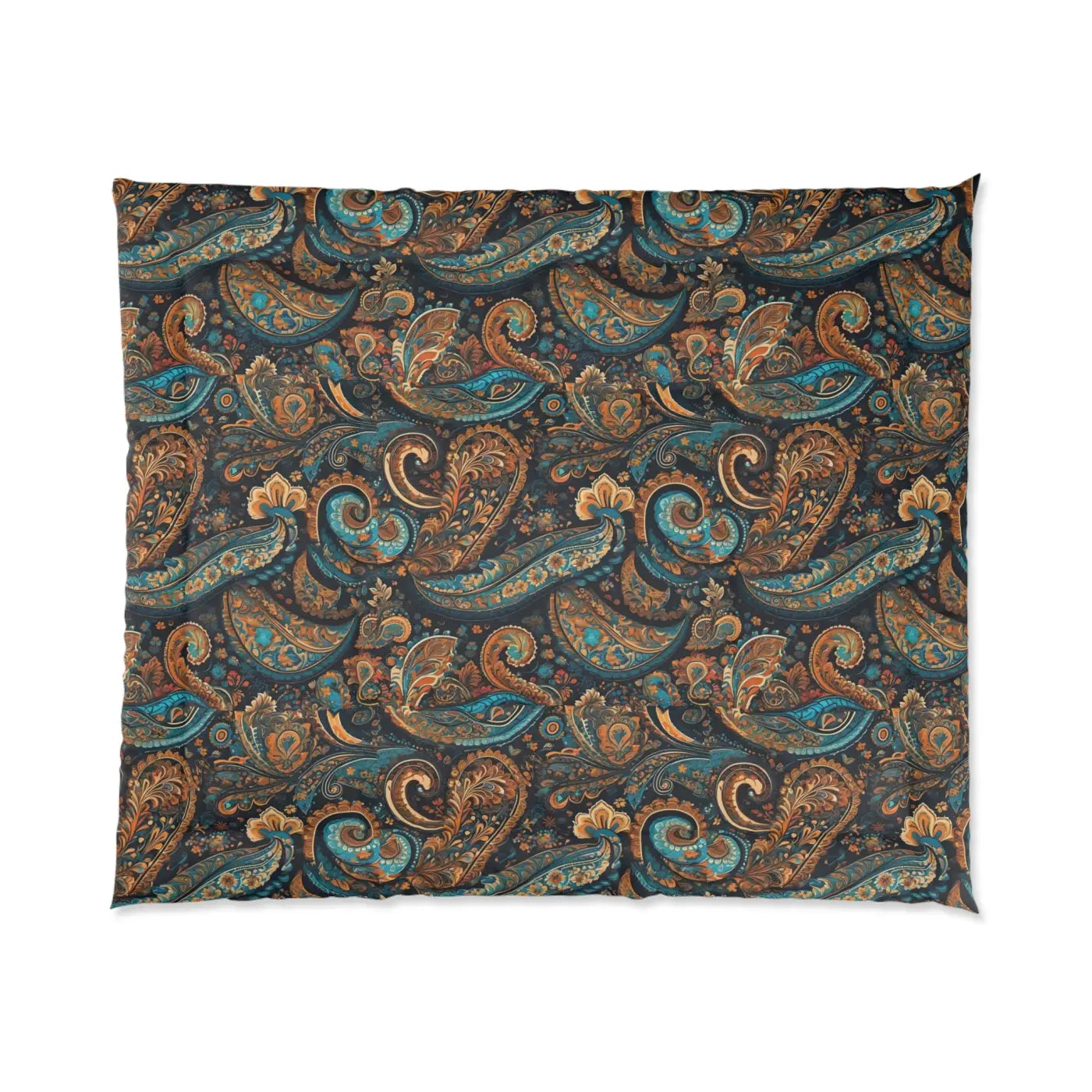Paisley Pattern Polyester Comforters - Cozy Eco-Friendly - DipaliZ