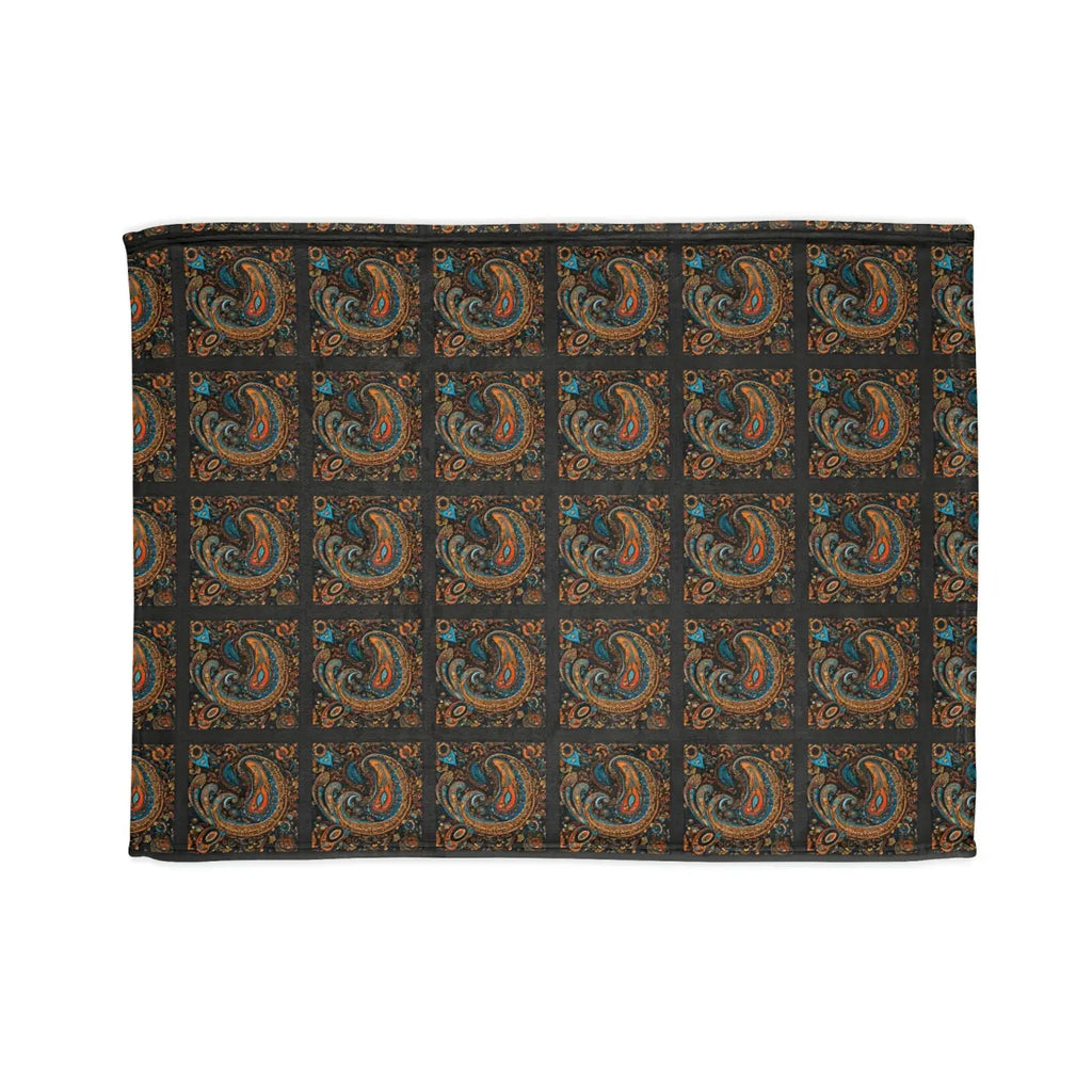 Soft Polyester Blanket - Paisley Pattern Design - DipaliZ