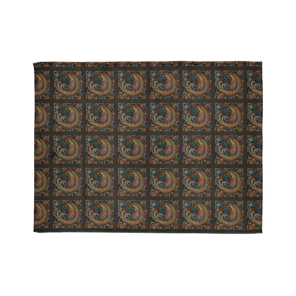 Soft Polyester Blanket - Paisley Pattern Design - DipaliZ