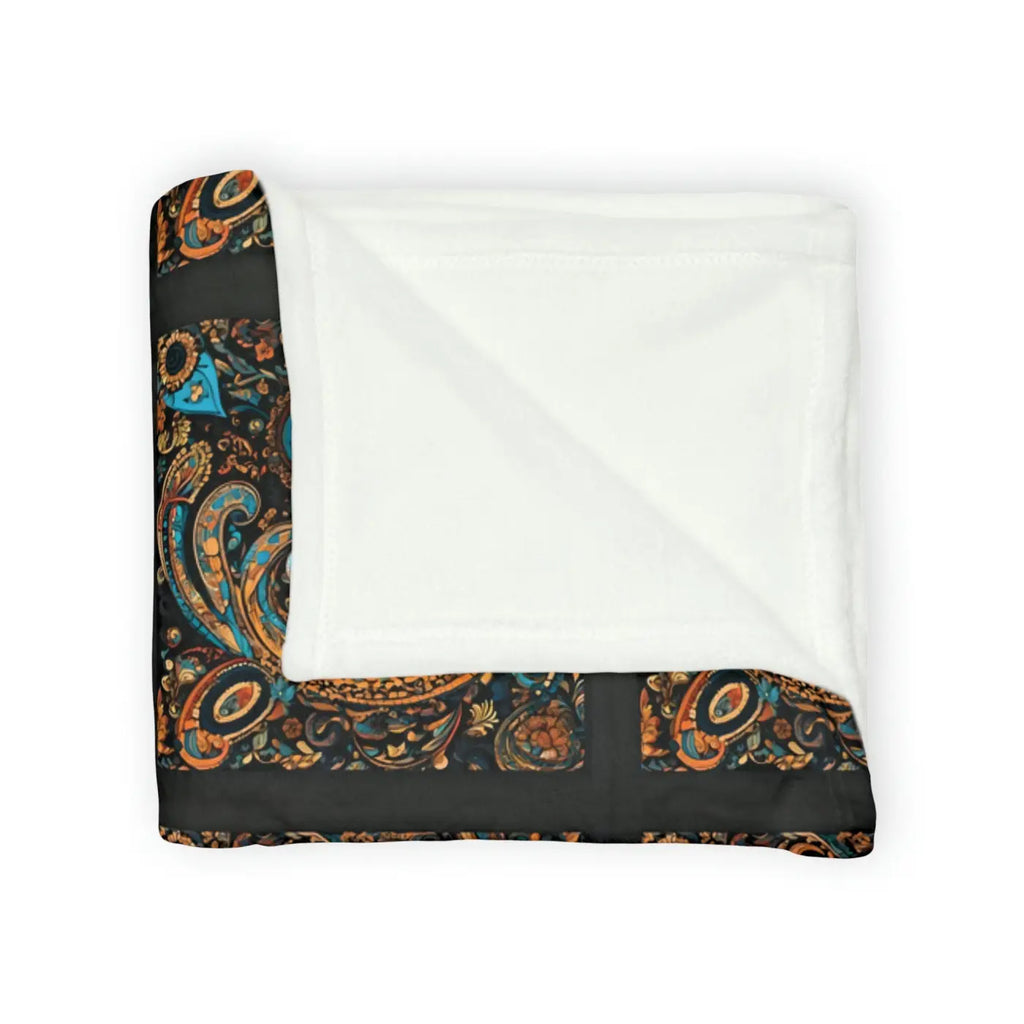 Soft Polyester Blanket - Paisley Pattern Design - DipaliZ