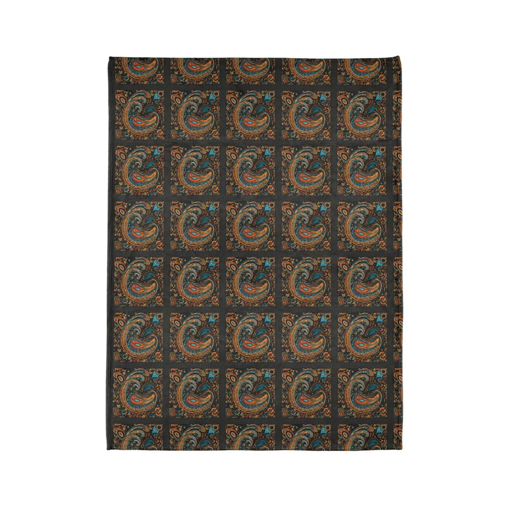 Soft Polyester Blanket - Paisley Pattern Design - DipaliZ