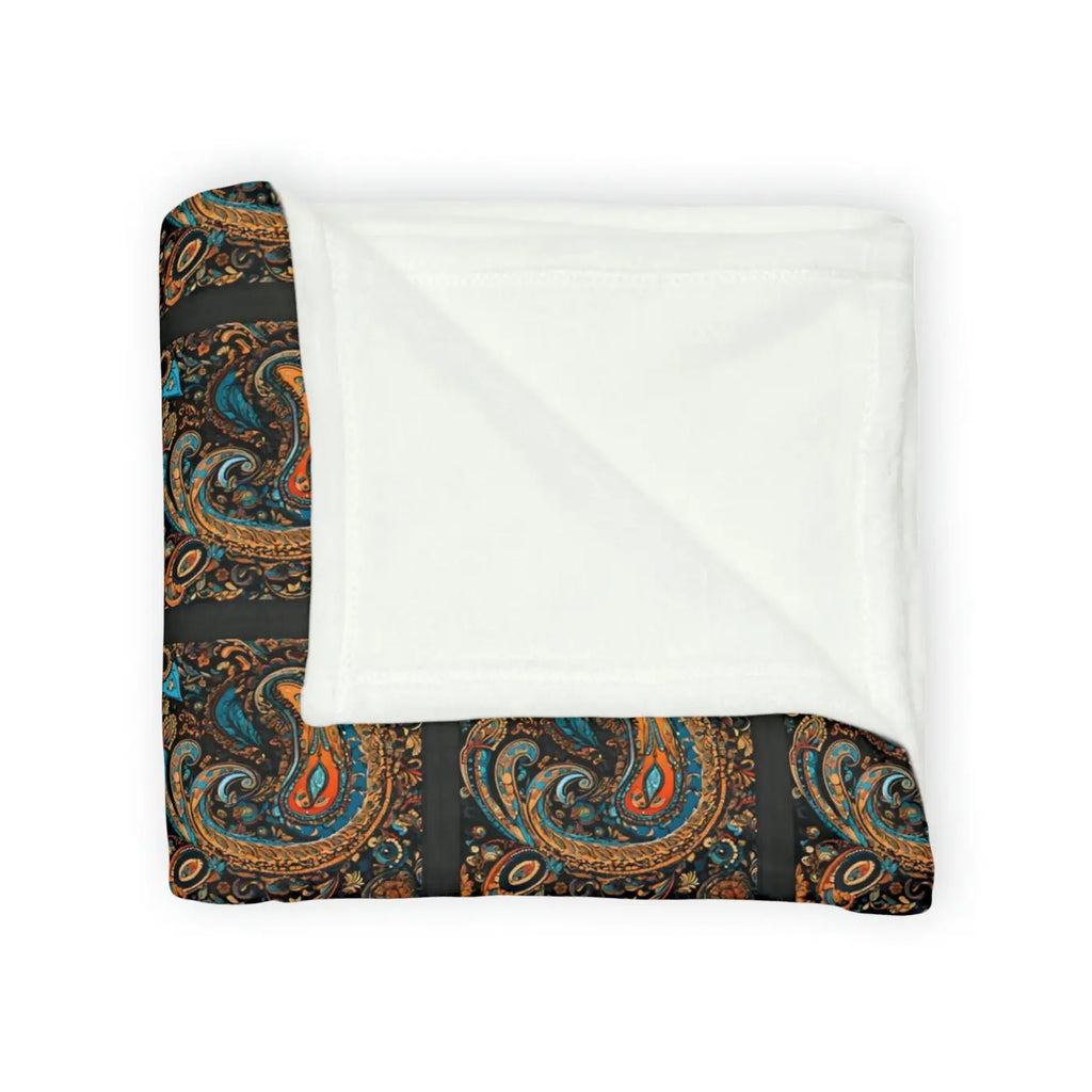 Soft Polyester Blanket - Paisley Pattern Design - DipaliZ