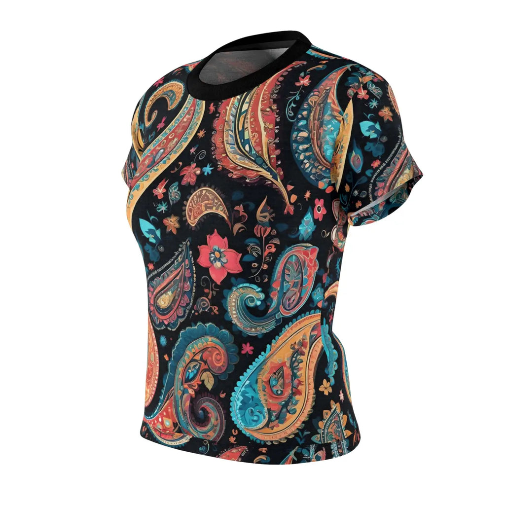 Paisley Pattern AOP Cut and Sew Tee - Women's - DipaliZ