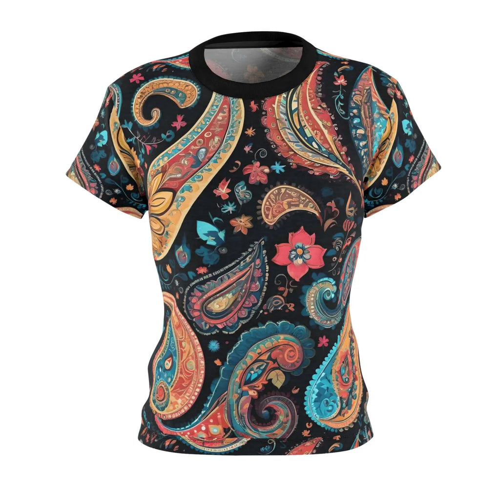 Paisley Pattern AOP Cut and Sew Tee - Women's - DipaliZ