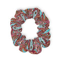 Custom Stylish Hair Scrunchie - Paisley Pink Jersey - DipaliZ