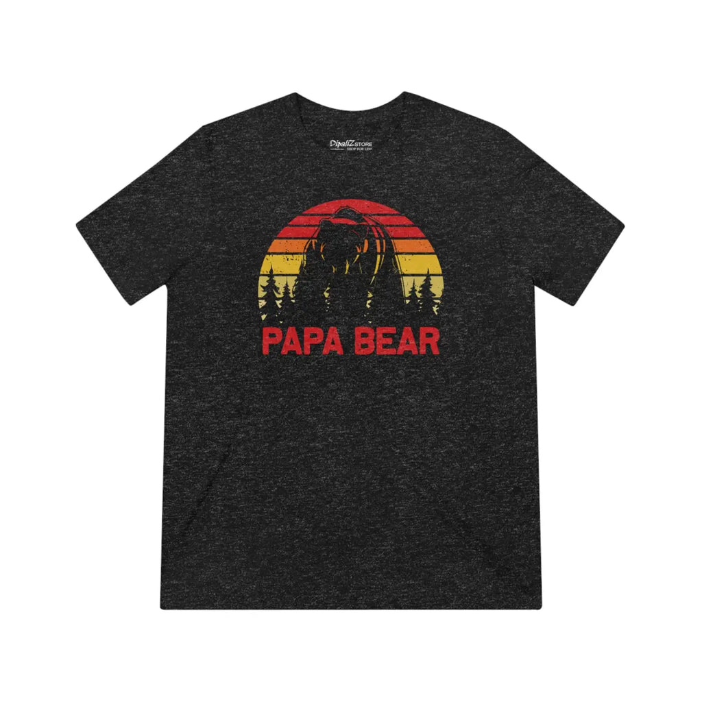 Papa Bear Unisex Triblend Tee - Bold Comfort Style - DipaliZ