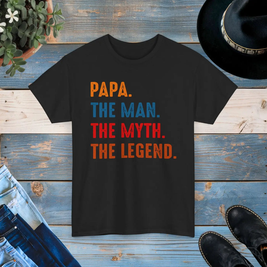 Man Myth Legend Deluxe T Shirt - Premium Cotton Unisex - DipaliZ