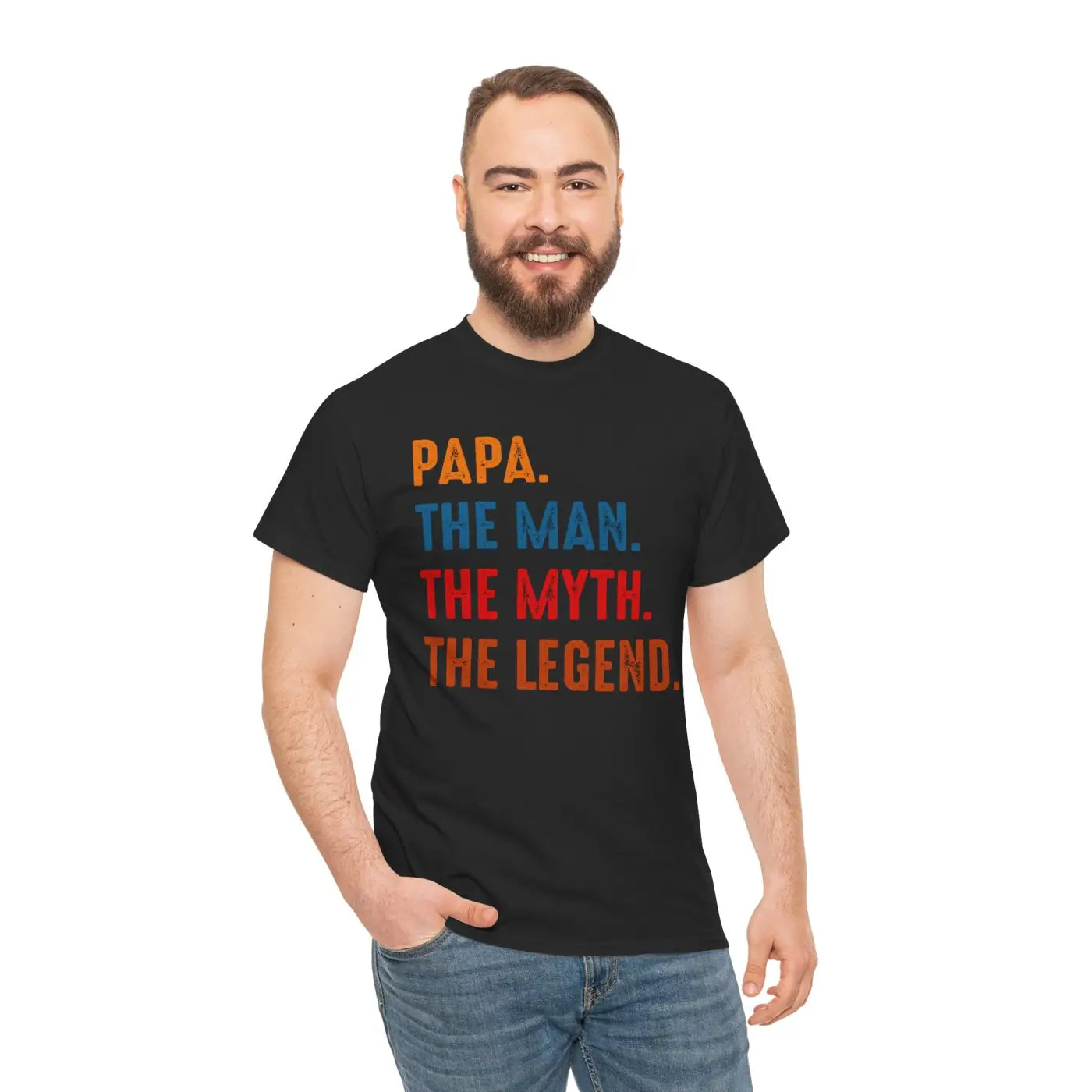 Man Myth Legend Deluxe T Shirt - Premium Cotton Unisex - DipaliZ