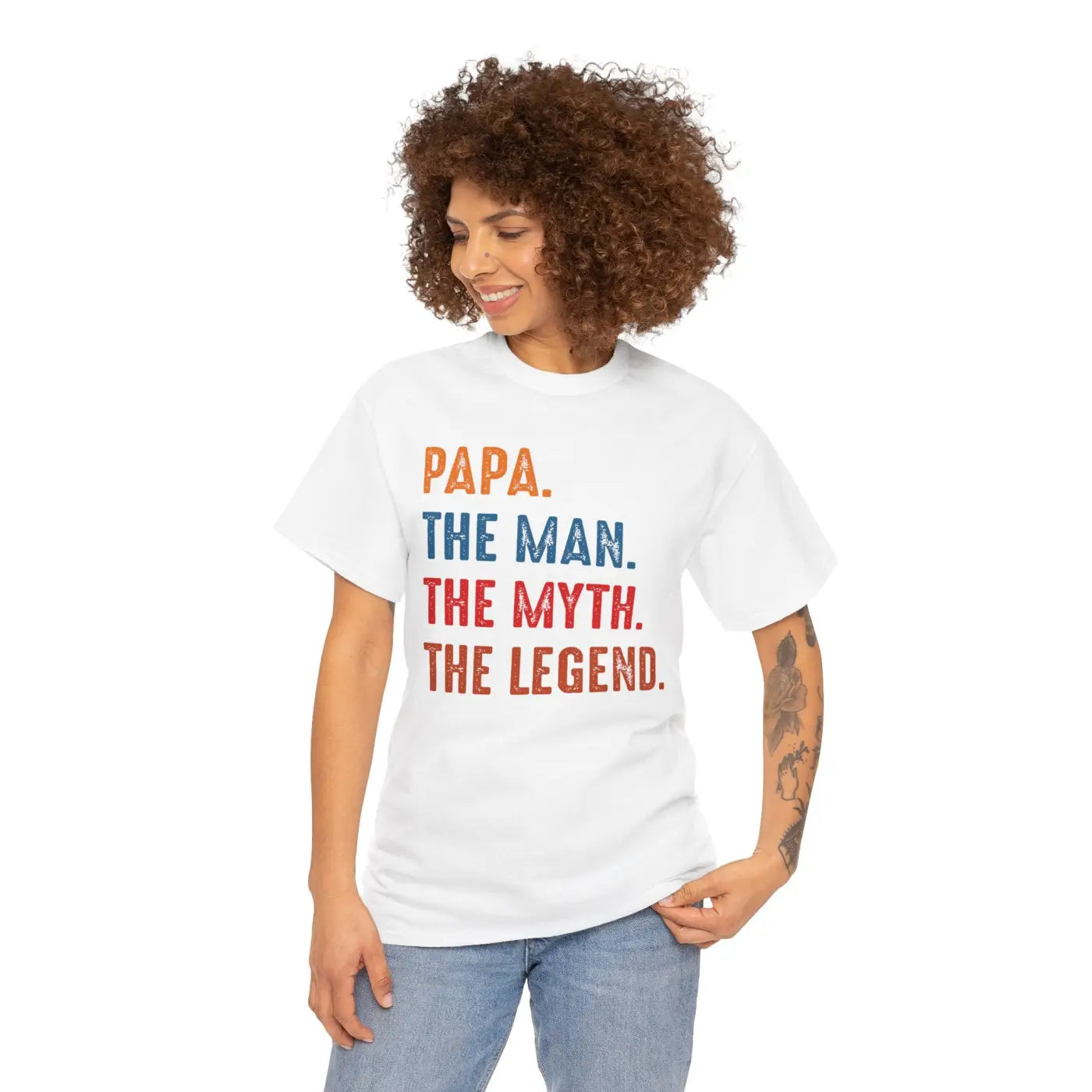 Man Myth Legend Deluxe T Shirt - Premium Cotton Unisex - DipaliZ