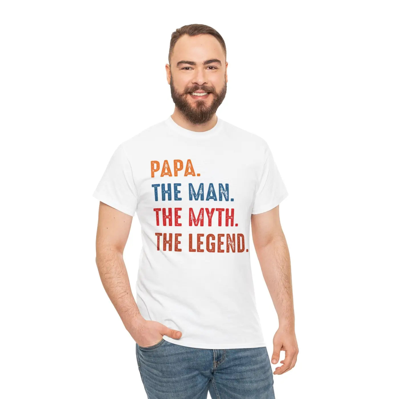 Man Myth Legend Deluxe T Shirt - Premium Cotton Unisex - DipaliZ