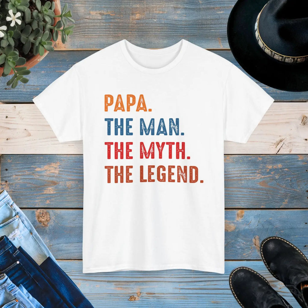 Man Myth Legend Deluxe T Shirt - Premium Cotton Unisex - DipaliZ