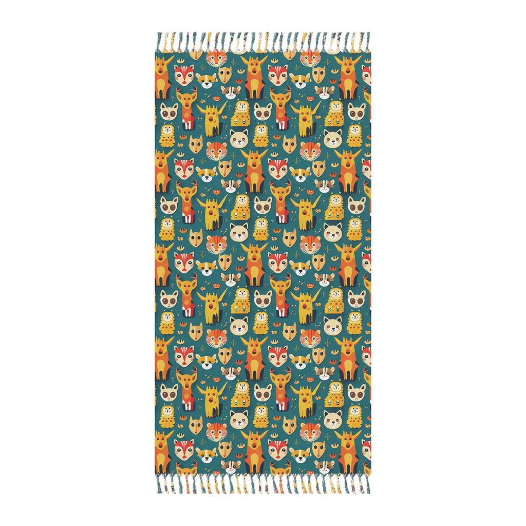 Boho Beach Cloth - Vibrant Outdoor Adventure Towel - DipaliZ