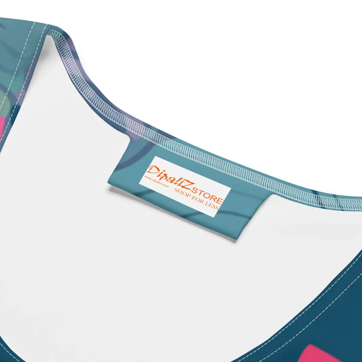 Blue Pattern Sew Dress - Sublimation Cut Style - DipaliZ