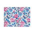 Soft Polyester Blanket - Blue Roses Cozy Design - DipaliZ