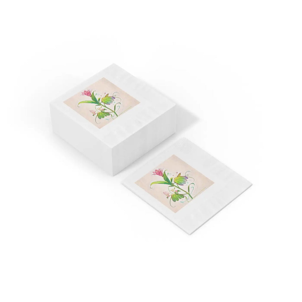 White Coined Napkins - Elegant Party Tabletop Essential - DipaliZ