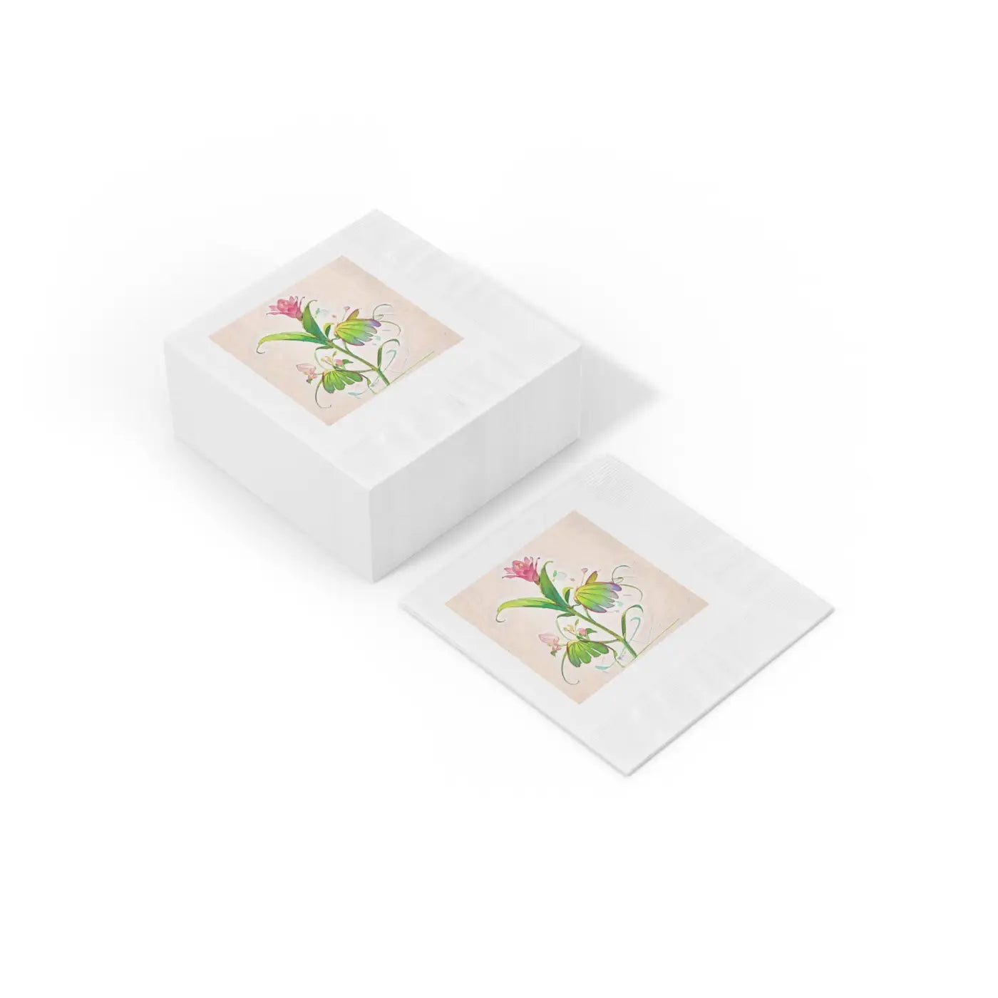 White Coined Napkins - Elegant Party Tabletop Essential - DipaliZ