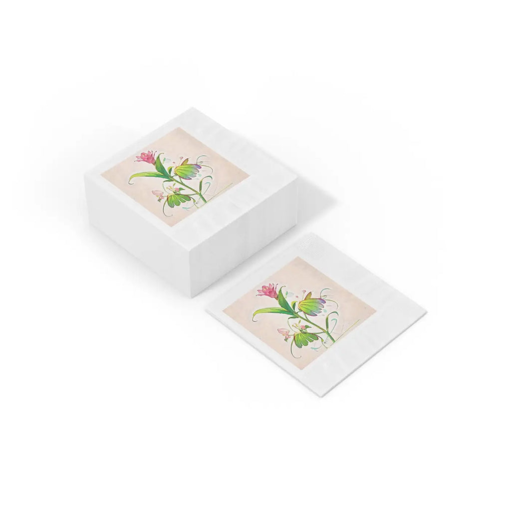 White Coined Napkins - Elegant Party Tabletop Essential - DipaliZ