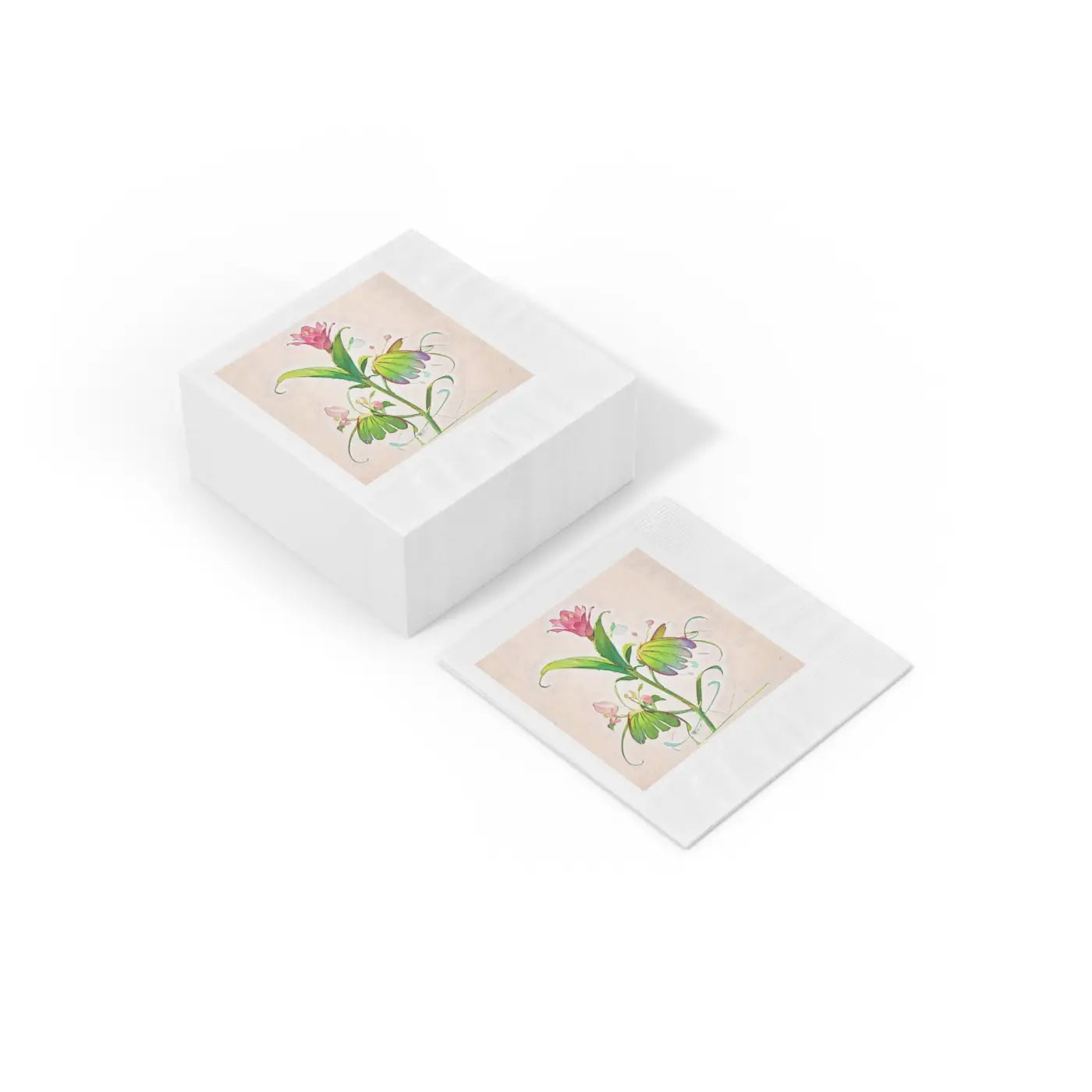 White Coined Napkins - Elegant Party Tabletop Essential - DipaliZ