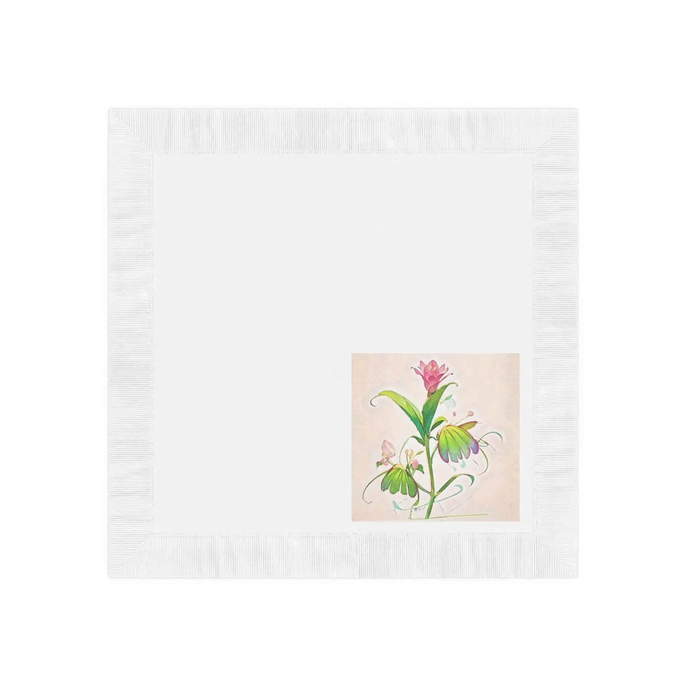 White Coined Napkins - Elegant Party Tabletop Essential - DipaliZ