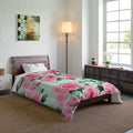 Pink Roses Pattern Blanket - Cozy Comfort and Style - DipaliZ