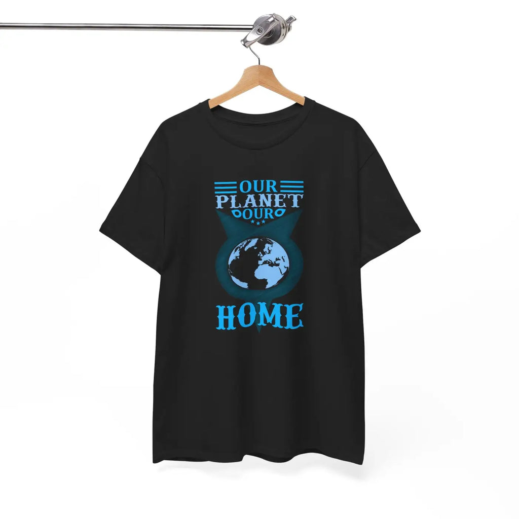 Earth Day Deluxe T Shirt - Our Planet Our Home Tee - DipaliZ