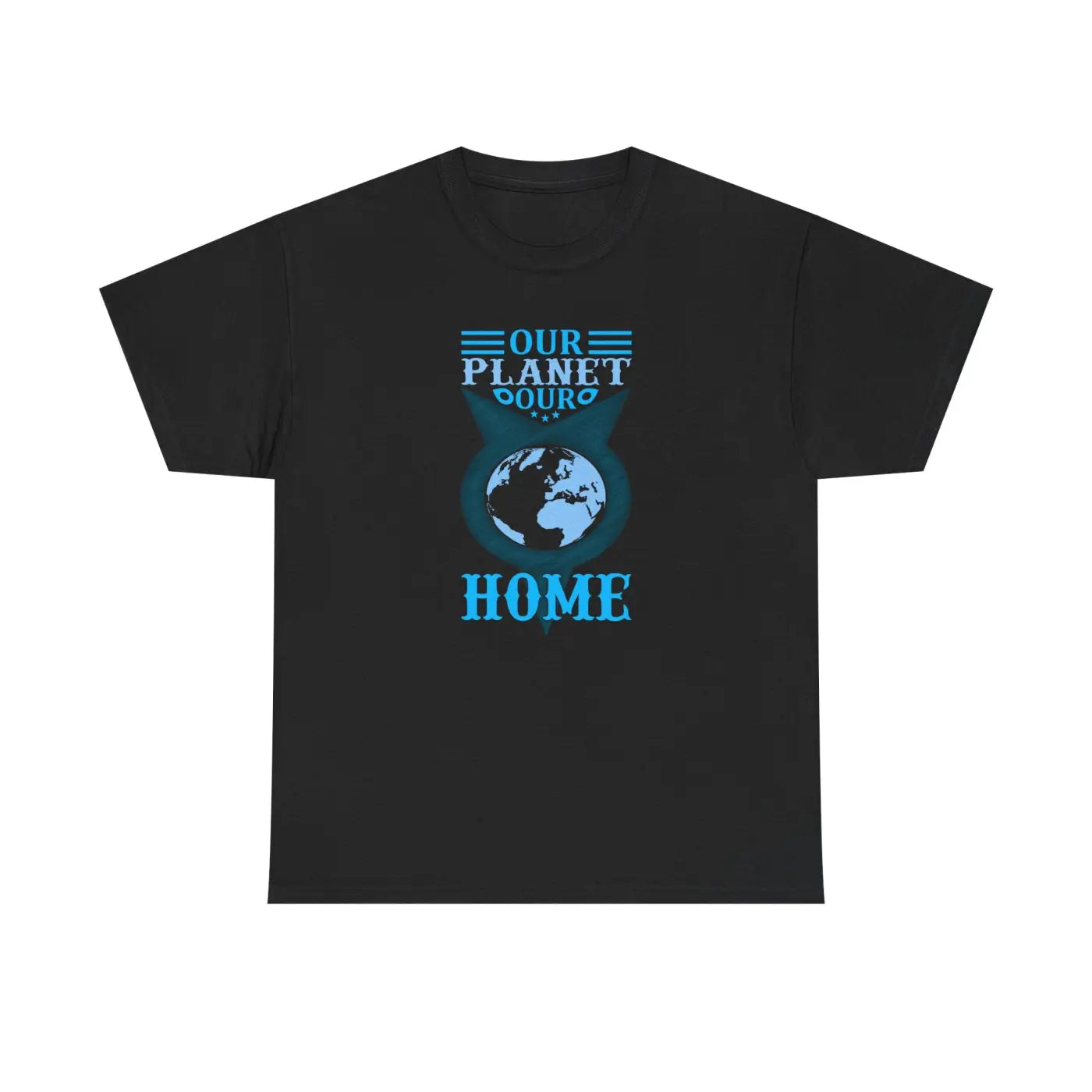 Earth Day Deluxe T Shirt - Our Planet Our Home Tee - DipaliZ
