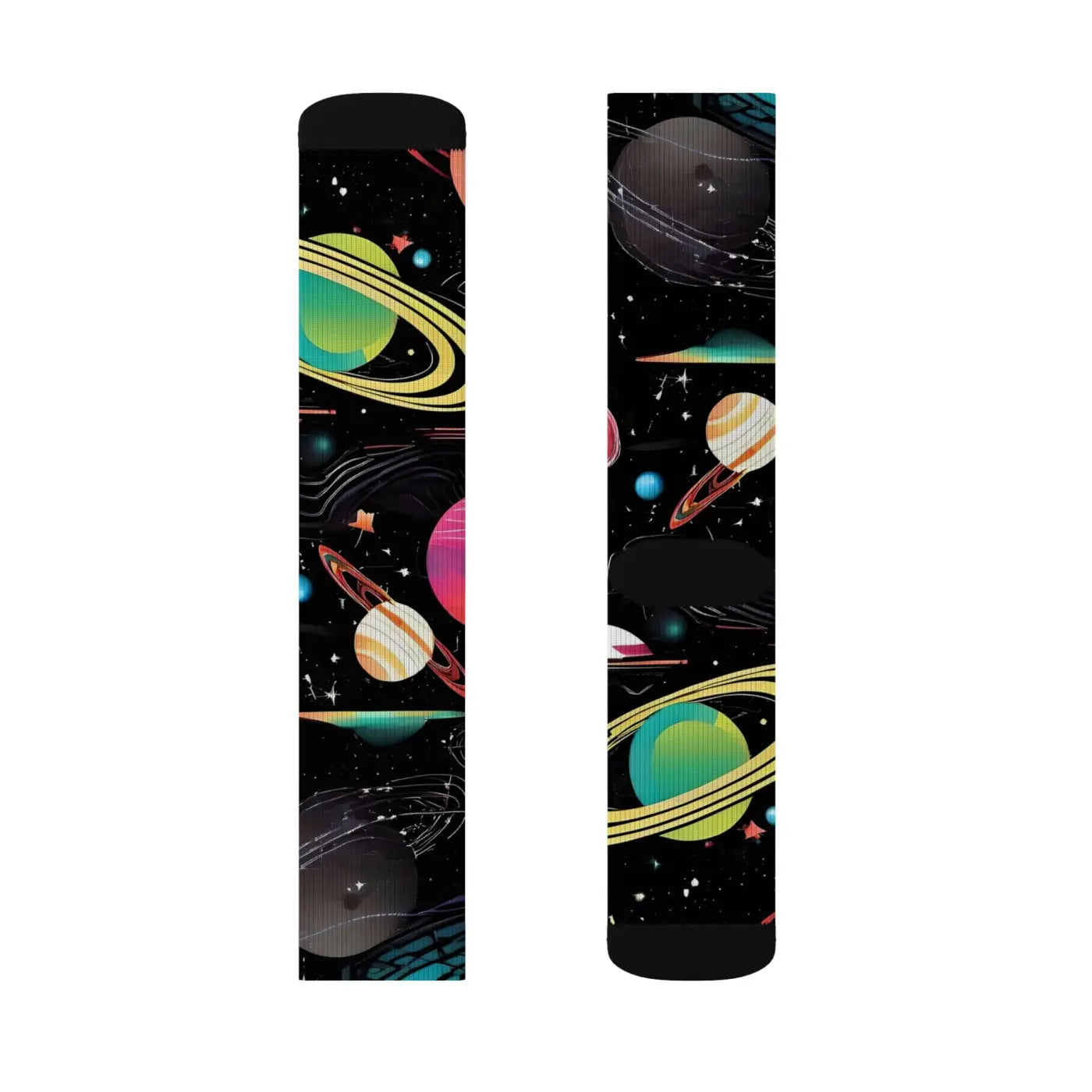 Planets Socks - Solar System Sublimation Design - DipaliZ