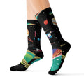 Planets Socks - Solar System Sublimation Design - DipaliZ