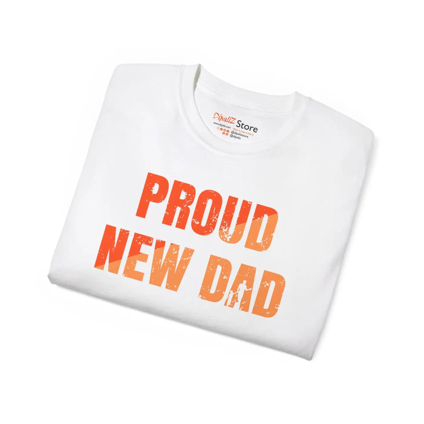 New Dad Unisex Ultra Cotton Tee - Sustainable Comfort - DipaliZ