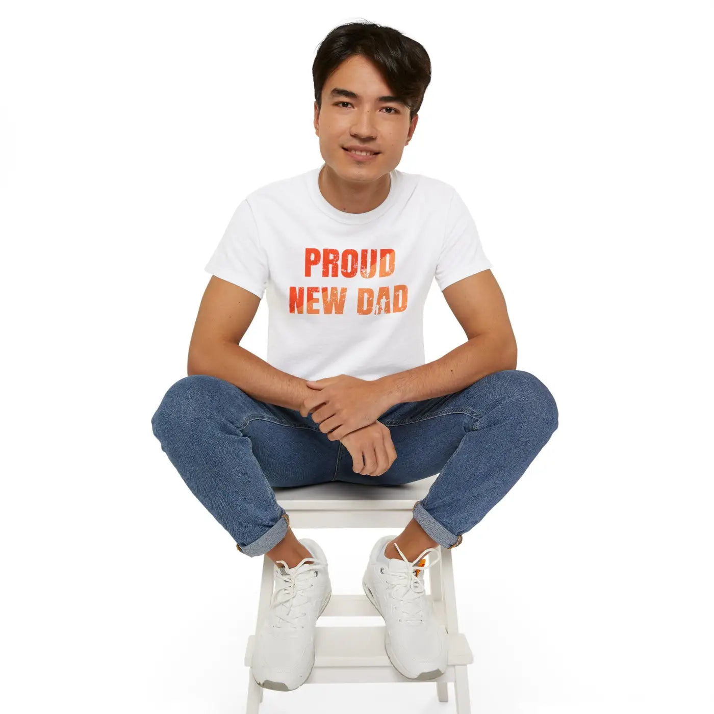 New Dad Unisex Ultra Cotton Tee - Sustainable Comfort - DipaliZ