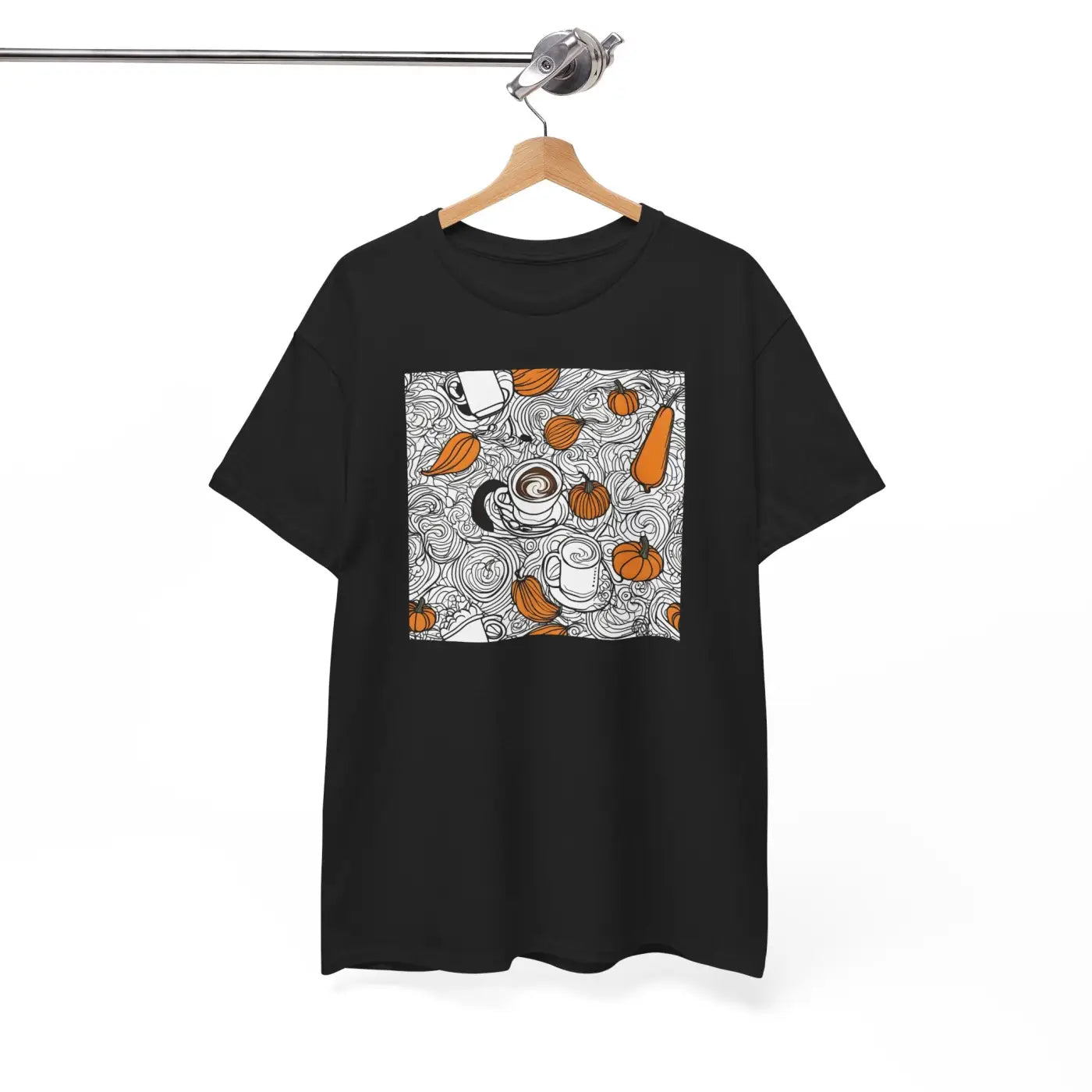 Pumpkin Spice Latte Deluxe T Shirt - Unisex Heavy Cotton - DipaliZ