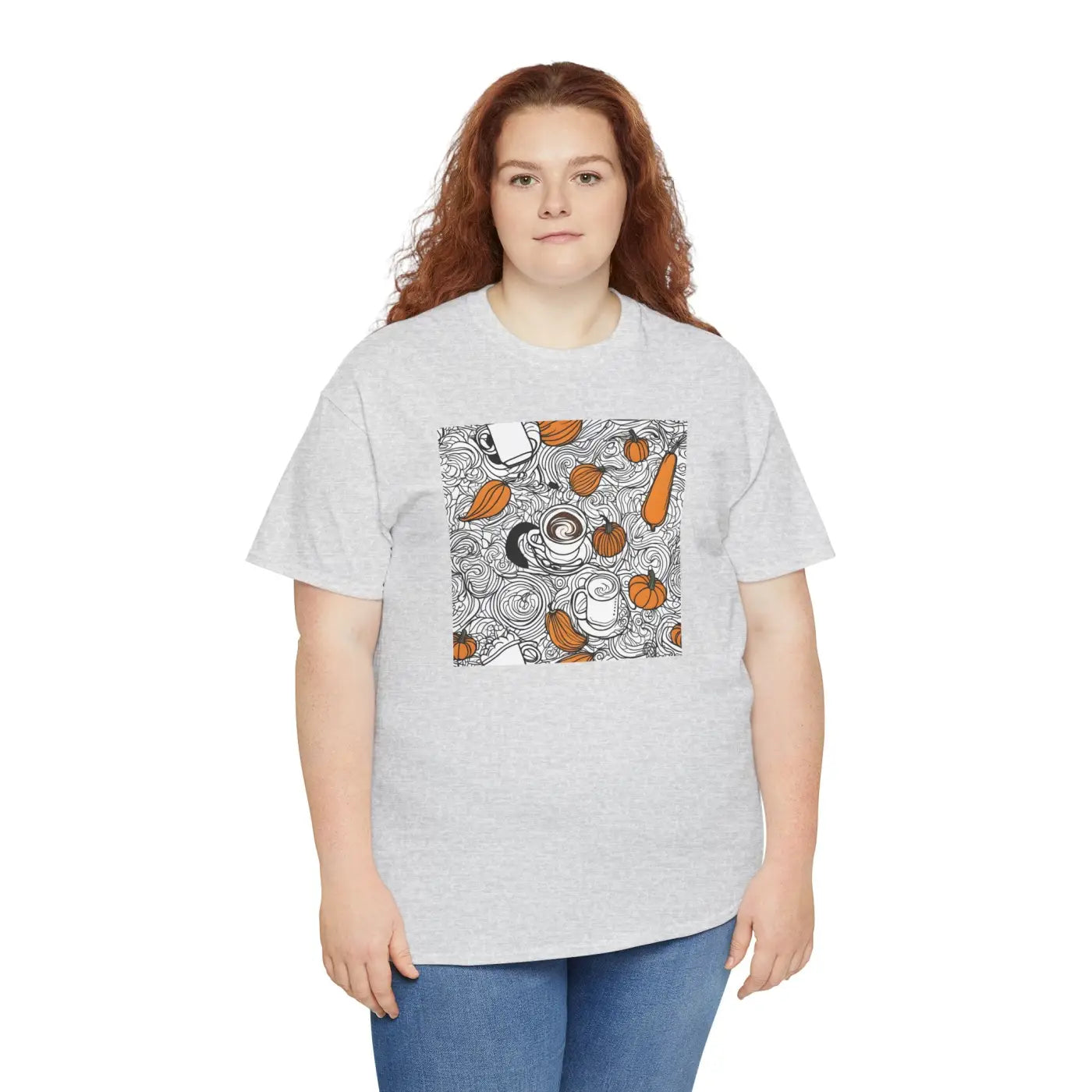 Pumpkin Spice Latte Deluxe T Shirt - Unisex Heavy Cotton - DipaliZ