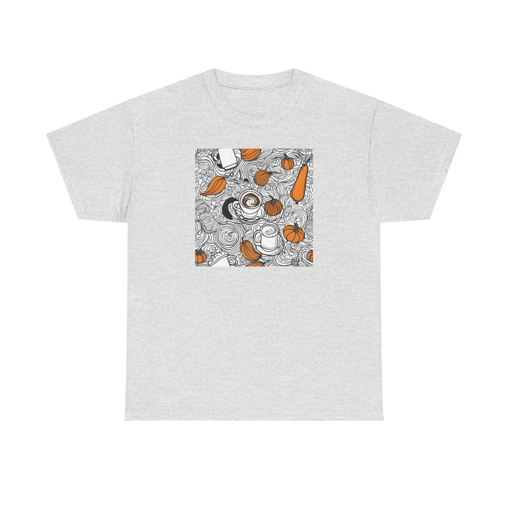 Pumpkin Spice Latte Deluxe T Shirt - Unisex Heavy Cotton - DipaliZ