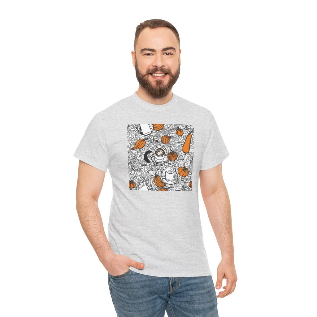 Pumpkin Spice Latte Deluxe T Shirt - Unisex Heavy Cotton - DipaliZ