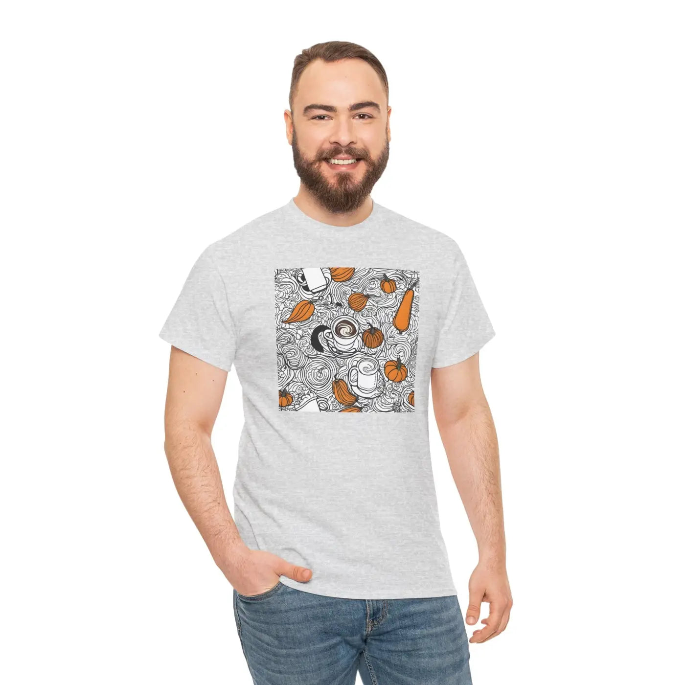 Pumpkin Spice Latte Deluxe T Shirt - Unisex Heavy Cotton - DipaliZ