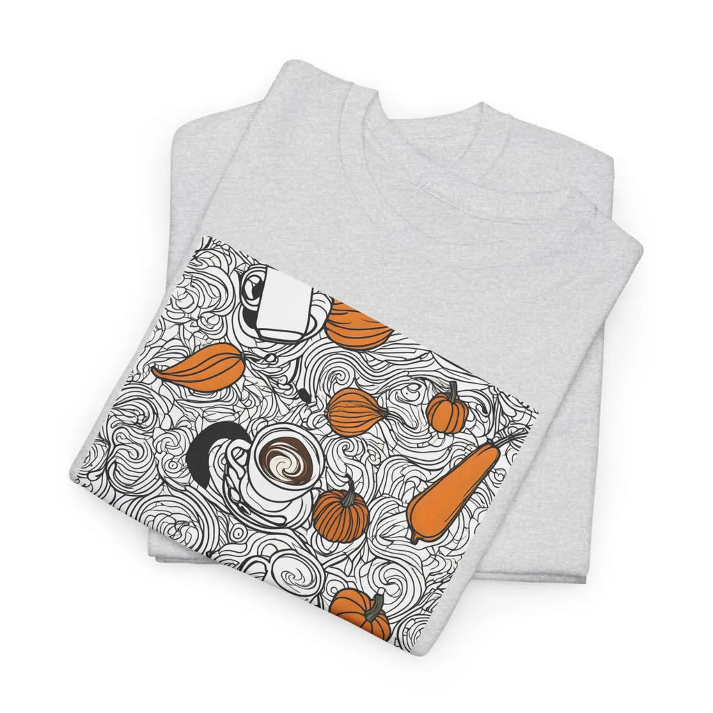 Pumpkin Spice Latte Deluxe T Shirt - Unisex Heavy Cotton - DipaliZ