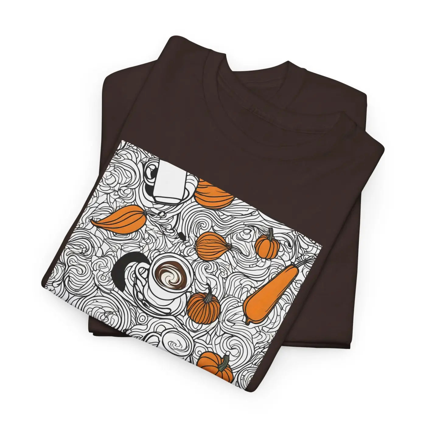 Pumpkin Spice Latte Deluxe T Shirt - Unisex Heavy Cotton - DipaliZ